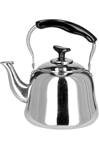 ROYALFORD 4L Whistling Kettle, RF11043, Stainless Steel, Flip-Up Spout, Stovetop & Dishwasher Safe