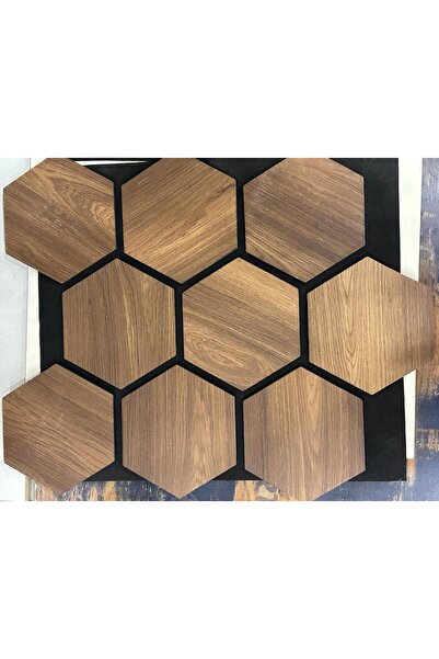 NRY Vintage Keçeli Yatay Mdf Panel NRY 015