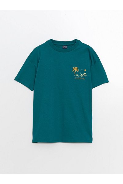 LC Waikiki Νέα σεζόν Crew Neck Boy's Tisort - S5J119Z4