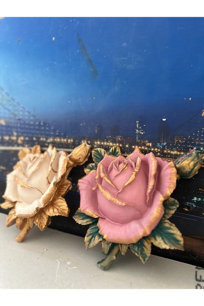 busraconcept Çiçek duvar dekoratif süs 25cm