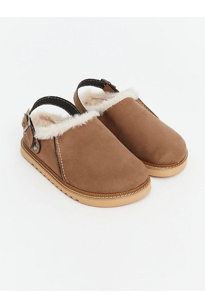 LC Waikiki Γυναικείες παντόφλες σπιτιών KOOR Suede Look