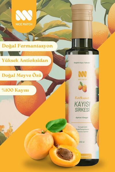Nice Match Detox Kayısı Sirkesi Doğal Fermente