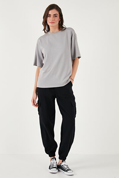 Lela Μπλουζάκι Stretch Oversize Fit Crew Neck T SHIRT 5865911