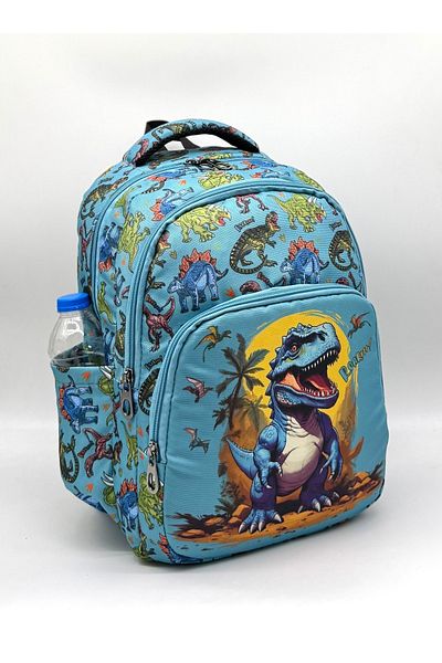 Bevitton Black Character Patterned Pen Holder Nutrition Boy's Primary School Bag Suit Primary School Bag