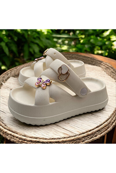 Hızlı Al شباشب الشاطئ، حمام السباحة، الحديقة، شباشب يومية للأطفال. شباشب بناتي من طراز YEZY موديل حجري.