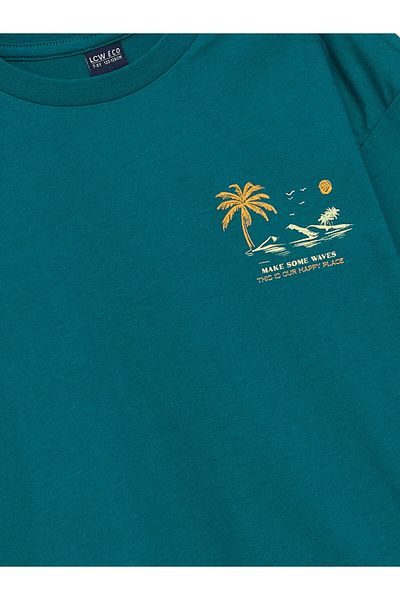 LC Waikiki Νέα σεζόν Crew Neck Boy's Tisort - S5J119Z4