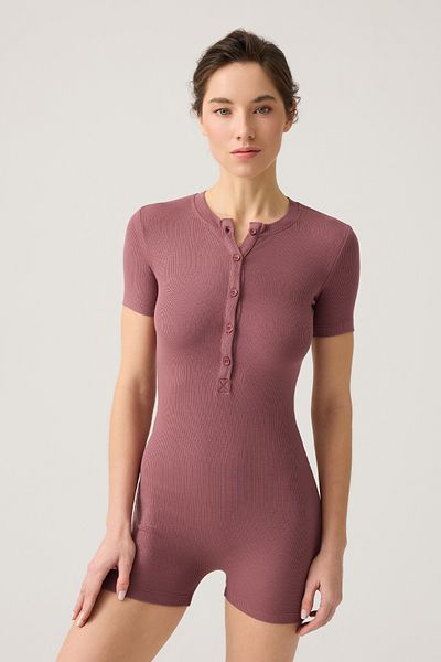 Los Ojos Salopetă Kurta cu șnur roșu Claret