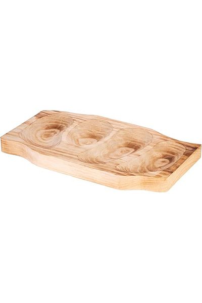 AKDC Wooden Tray 20Cm X 35Cm X 3Cm Wooden Colour