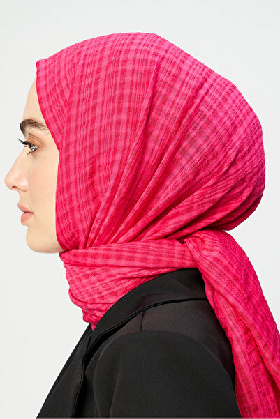 AMİNENESİL شال قطن فوشيا ميستو