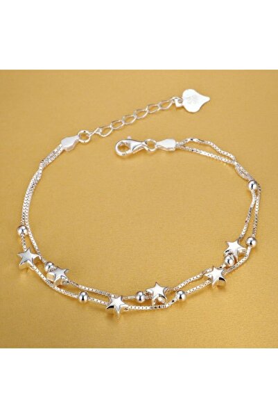 Choice أساور نجوم جميلة بطول 8 بوصات و20 سم للنساء مصممة أزياء كورية مجوهرات ...