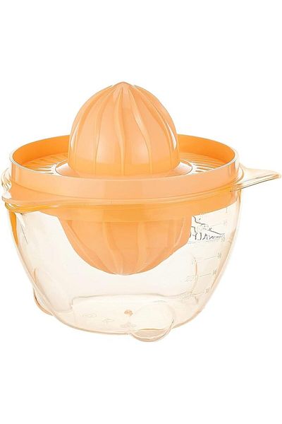 ROYALFORD RF1543Or Citrus Manual Juicer – Portable, 0.625L, Double Squeezing Cones, Bi-Directional