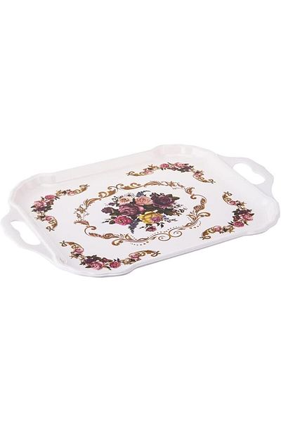 AKDC M/Mine Tray B 30Cm X 45Cm X 2Cm White