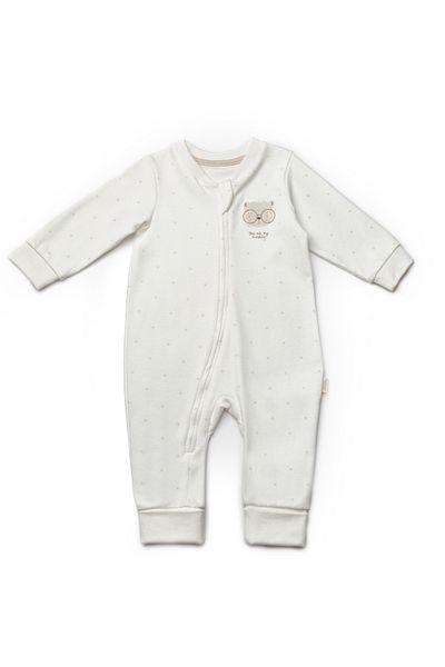 BabyCosy Organic Wear Unisex Zippered Jumpsuit