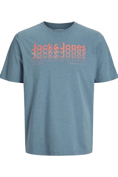 Jack & Jones JJTEX TEE SS CREW ΚΑΘΕΤΟ ΣΥΝΝΕΦΟ