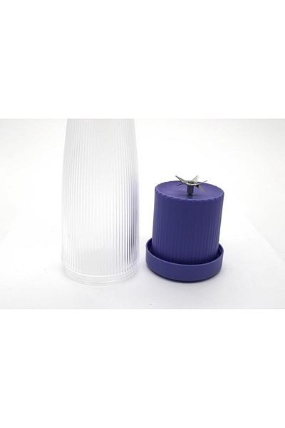 AKDC USB Rechargable Mini Juicer 400Ml, Blue