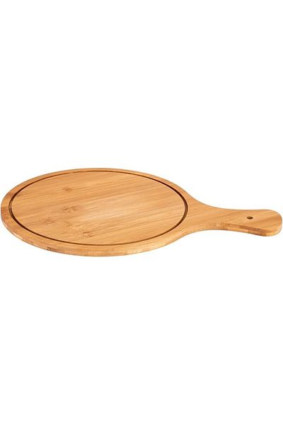 AKDC Wooden Serving Tray 37Cm X 26Cm X 1Cm Light Brown