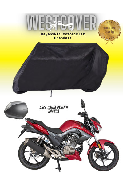 WestCover Mondial 125 Drift L Rear Case Compatible Black Motorcycle Tarpaulin...