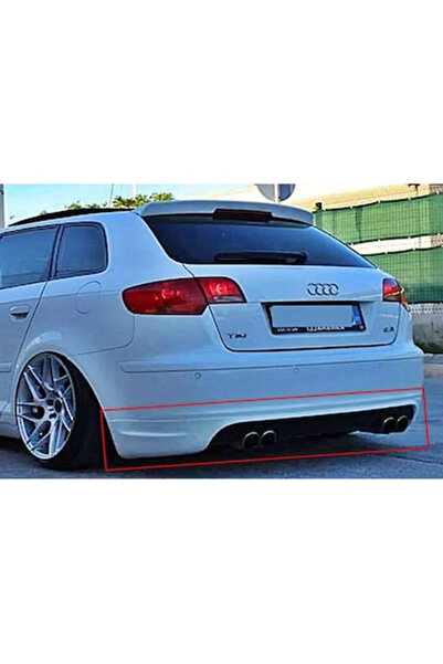 BatmanGarage Audi A3 Tampon Eki 8P 2006-2012 arası 2 Kapı Arka Ek Boyasız