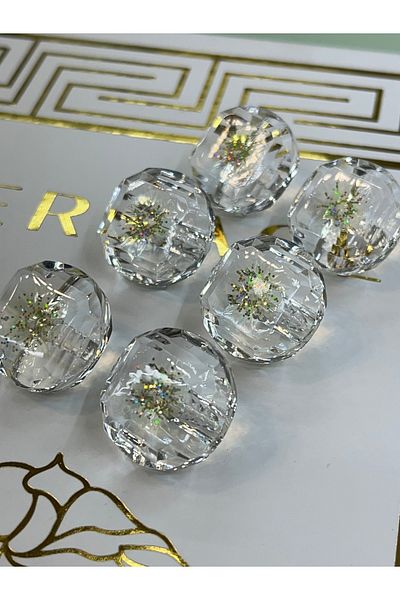 ODDA TASARIM ATÖLYESİ Crystal Design Slide 18 mm (Plastic) Button
