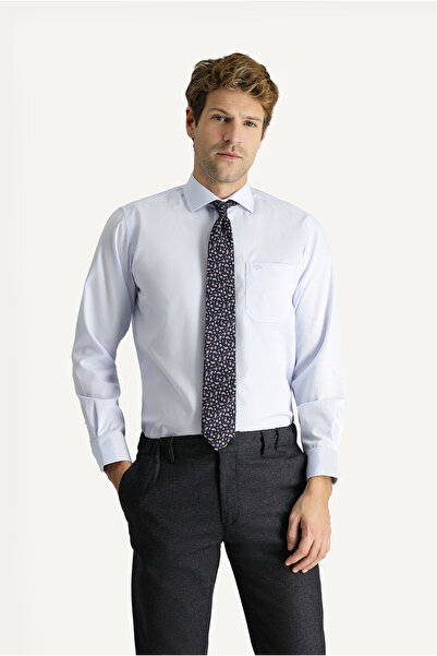 Kiğılı Cămașă din bumbac cu mânecă lungă, fără călcat, cu model clasic