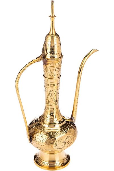 AKDC Brass Aftaba 12Cm X 12Cm X 36Cm Gold