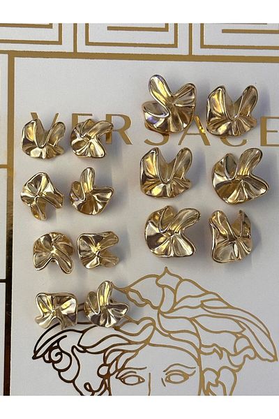 ODDA TASARIM ATÖLYESİ Kraş Design Model Light Gold Metal Blazer Jacket Button Set