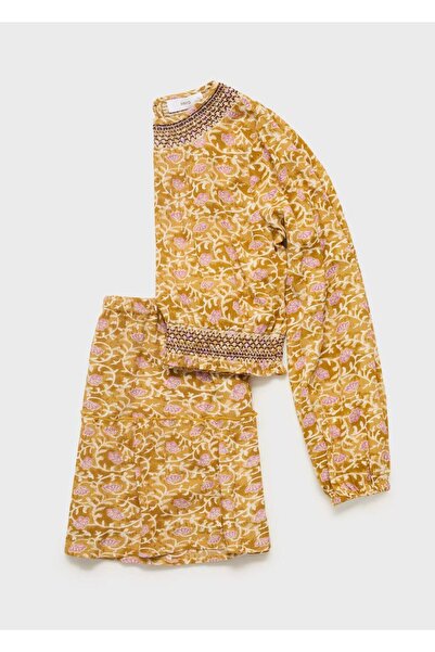 MANGO Kids Kısa kloş etek