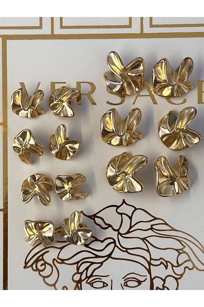 ODDA TASARIM ATÖLYESİ Kraş Design Model Light Gold Metal Blazer Jacket Button Set