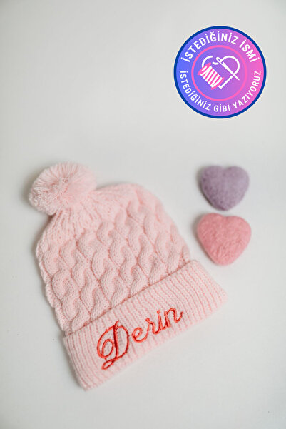 tinykiddesign Unisex Baskılı Bere, kişiye özel Isimli nakışlı Bebek Outdoor Ş...