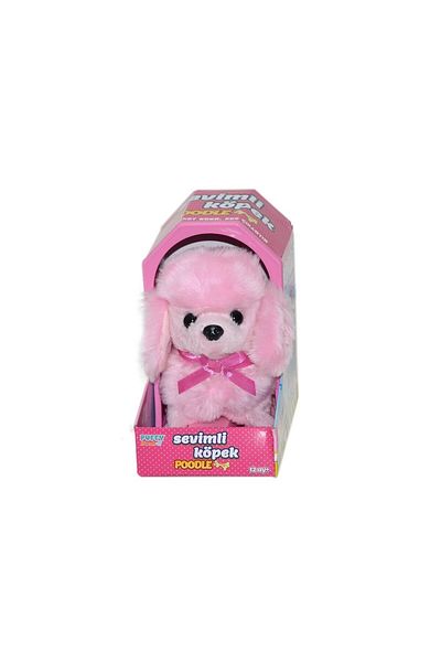 Sunman 47171 Sun-Rst-Pff-Plush Cute Dog Poodle Movable Sound Pmb