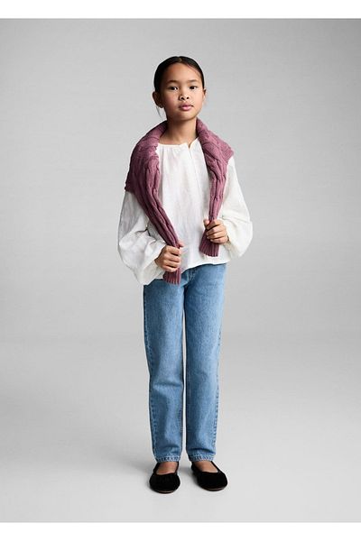 MANGO Kids Paperbag Jean