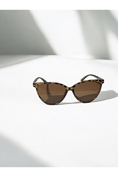 MAROVOAY نظارة شمسية بإطار الفهد مع حماية من الأشعة فوق البنفسجية 400 وزجاج بني