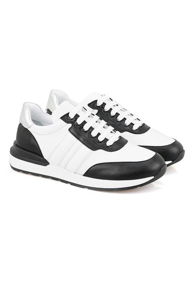 Desa Pantofi sport din piele neagră de damă