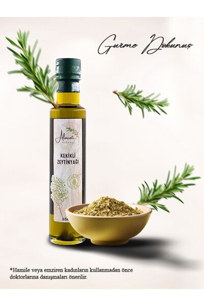 Alaçatı Natürel Kekikli Zeytinyağı - 250 ml