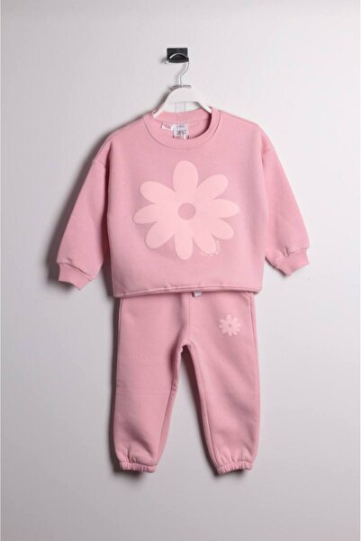 Prime Butik طقم بناتي وردي منقوش من ديزي مكون من قطعتين