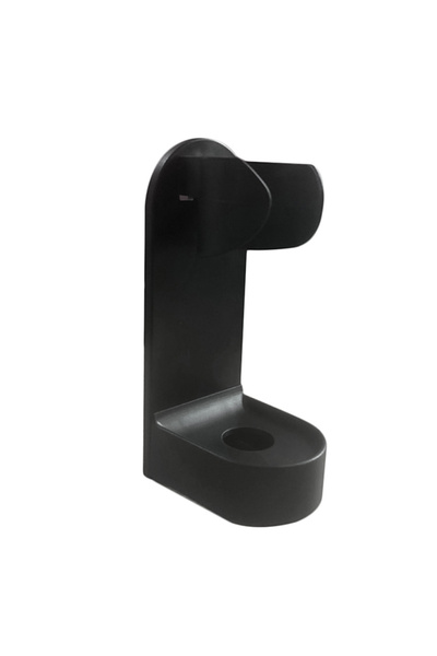 Choice حامل فرشاة أسنان كهربائية أسود، حامل فرشاة أسنان بدون أثر، رف تثبيت عل...