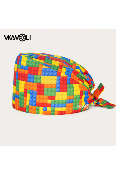 Choice قبعة واحدة مقاس واحد، قبعة طبية مطبوعة برسومات كرتونية، قبعة جراحية لل...