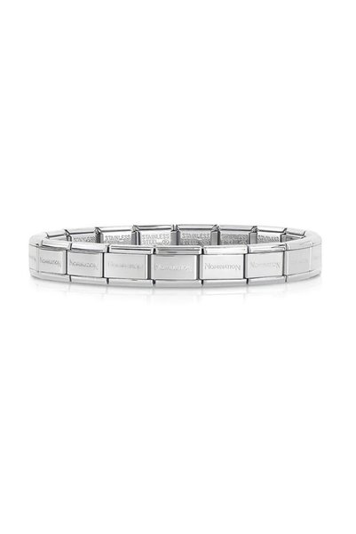 Generic Brand Steel Adjustable Charm Nomination Unisex Bracelet