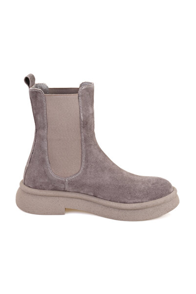 Desa Kadın Vizon Lastikli Nubuk Deri Chelsea Bot