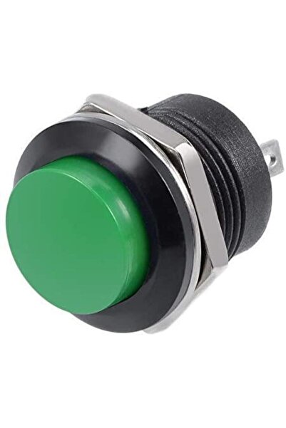Mykablo Switch - "180a" - Push Buton - Plastik - Yeşil - 16 Mm