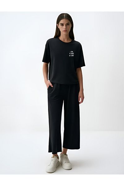 uyguntarz Μπλουζάκι με στάμπα Unisex Oversize Of God
