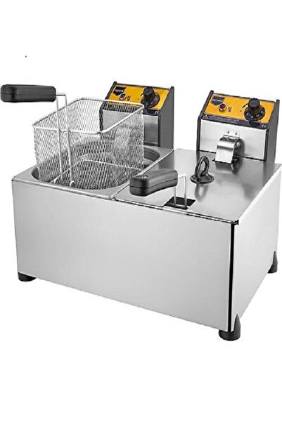 Remta Elektrikli Fritöz 5+5 Lt Ikili R93 Büfe Tipi Sanayi Tipi 5+5 Lt Elektrikli Fritöz