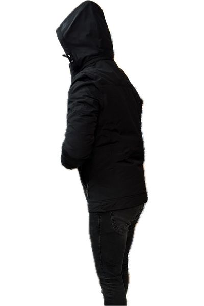 DYNAMO Men's Black Waterproof Stand Collar Quilted Coat
