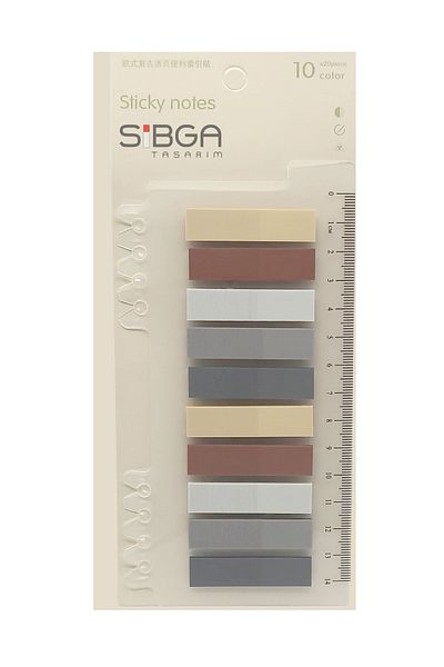 sibga tasarım Transparent Colored Postit Post-it Post ItBookmark Bookmark Postit Sticker Note Paper 200 Sheets