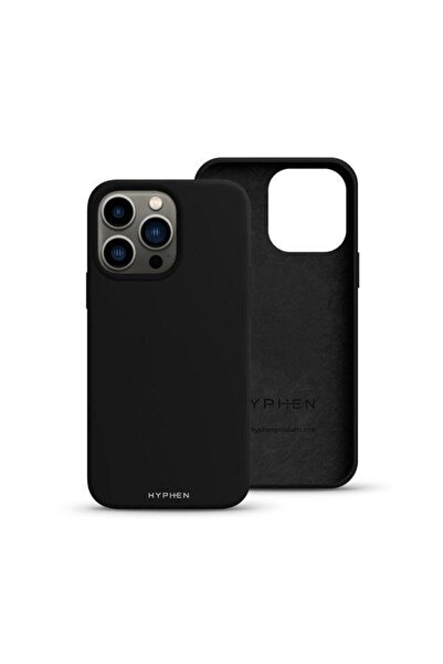 HYPHEN جراب سيليكون ماج سيف من تينت - أسود - آيفون 14 برو