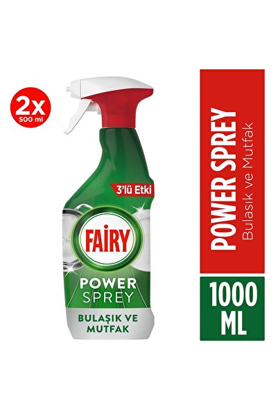 Fairy Power Sprey 3’ü 1 Arada Bulaşık Ve Mutfak 500 ml X 2 Adet