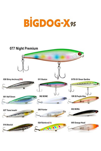 Fujin Big Dog-x 95mm 13,5gr Su Üstü Yem