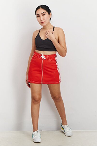 adidas Women Regular Fit Drawstring Outdoor Skirts, Red