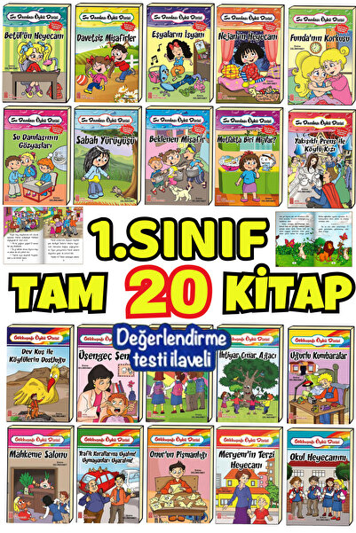 GÖNÜL YAYINCILIK 1.sınıf Kitaplığı Için (1.SINIFLARIN KEYİFLE OKUYACAĞI 20'Lİ...