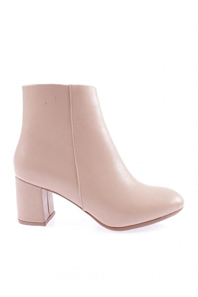 DGN Pm225-k115 Women's Pointed Toe Thick Heeled Boots